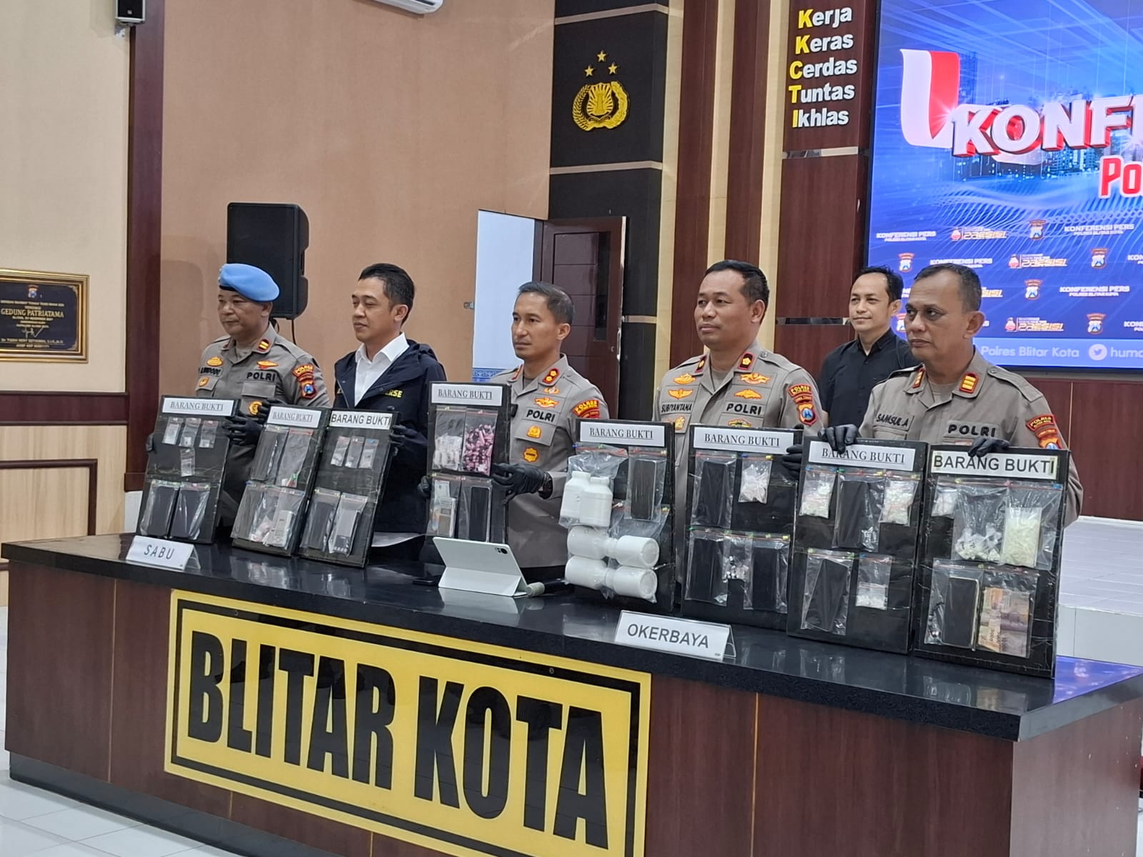 19 Pengedar Narkoba Diringkus Satreskoba Polres Blitar Kota