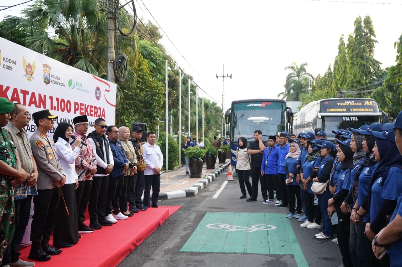 1.100 Pekerja Kota Kediri Ikuti Peresmian Museum Marsinah, Jadi Pengingat Perjuangan Buruh