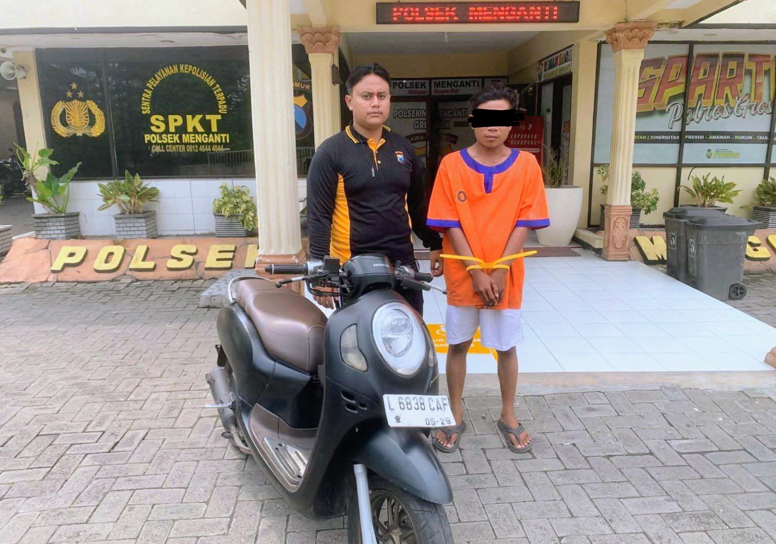 Begal Motor Driver Ojol di Menganti Gresik, Pria asal Sampang Ditangkap Polisi 7 721e1eae 2c84 44ef 8afd 57a204d51705