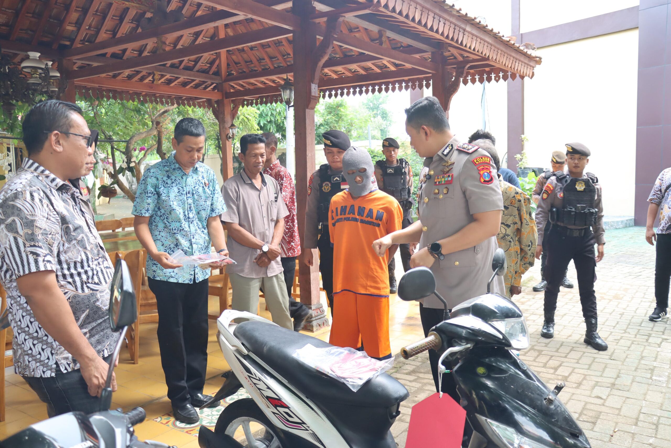 Berbekal Rekaman CCTV, Polres Magetan Amankan Pelaku Curanmor