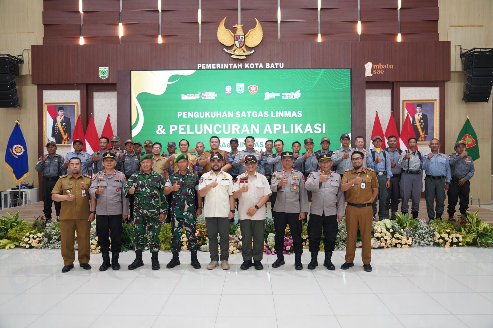 Pemkot Batu Resmi Luncurkan SAE Linmas, Aduan Darurat Kini Bisa Real Time