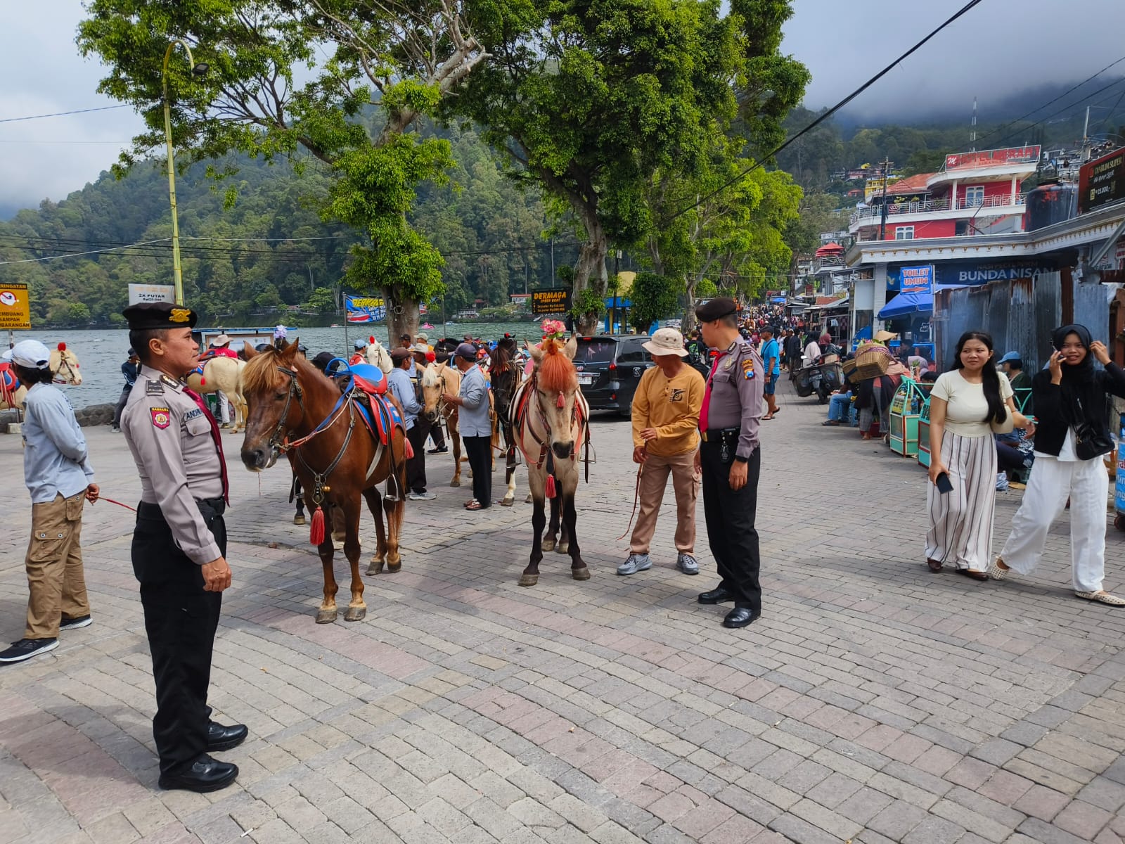 Libur Idul Adha, Polres Magetan Tingkatkan Pengamanan di Kawasan Wisata Sarangan