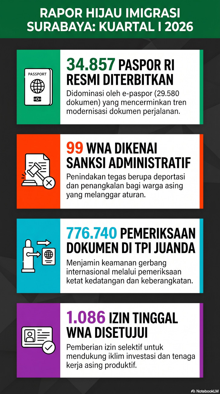 Rapor Hijau Imigrasi Surabaya 2026