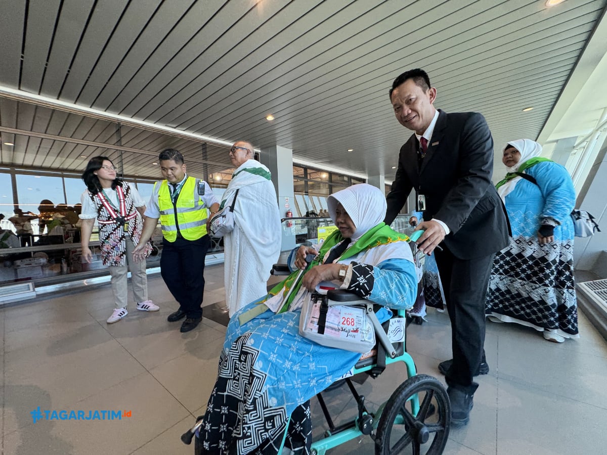 Bandara Juanda Mulai Terbangkan 1.900 Jemaah Haji Gelombang Kedua ke Jeddah