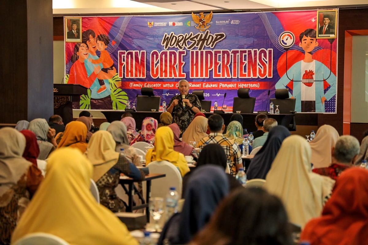 Hipertensi Tak Cuma Soal Obat, Pemkot Kediri Libatkan Keluarga Jaga Kesehatan Pasien