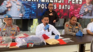 Tim URC Satreskrim Polres Batu Bongkar Tiga Kasus Curanmor, Lima Tersangka Diamankan