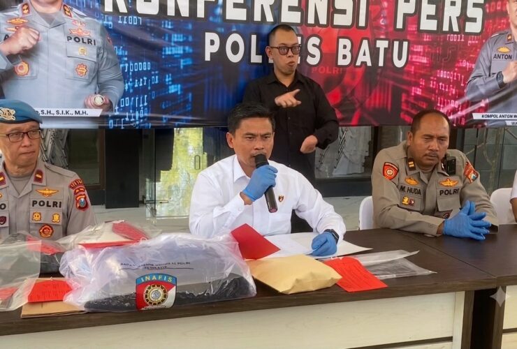 Tim URC Satreskrim Polres Batu Bongkar Tiga Kasus Curanmor, Lima Tersangka Diamankan