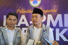 Pengukuhan IKA PMII Merdeka periode 2026 - 2031 di Universitas Merdeka Kota Malang pada Jumat (19/6/2026).