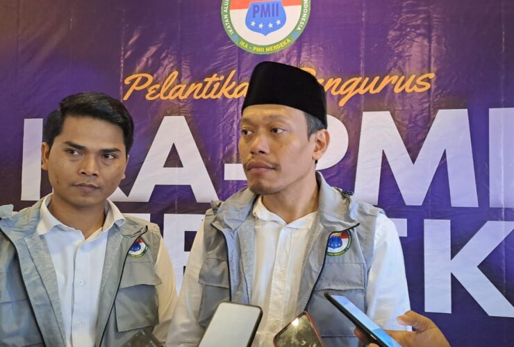 IKA PMII Unmer Malang Dikukuhkan, Fokus Perkuat Jaringan Ekonomi dan Pendampingan Kader 5 Pengukuhan IKA PMII Merdeka periode 2026 - 2031 di Universitas Merdeka Kota Malang pada Jumat (19/6/2026).